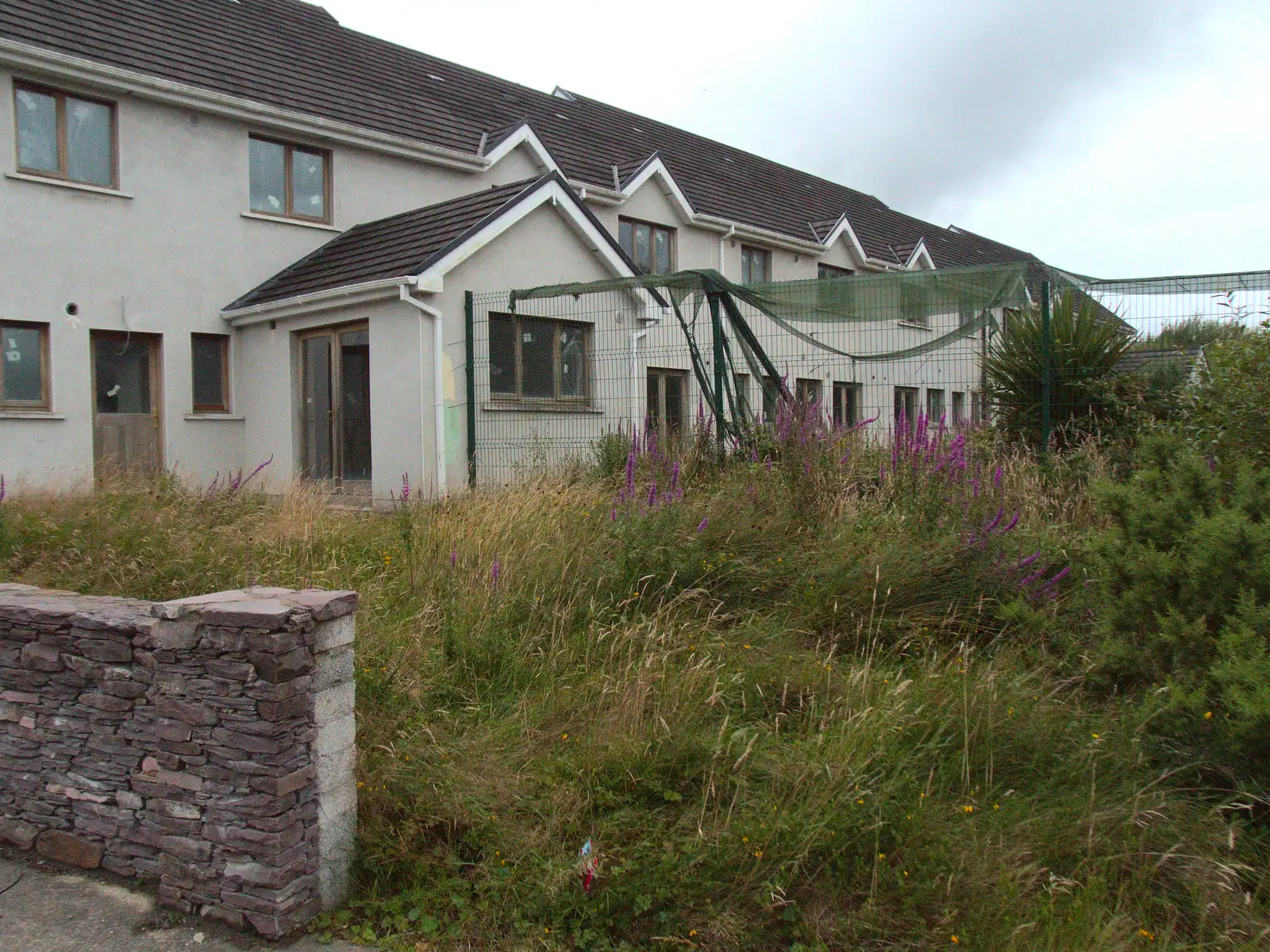 The madness of new build derelict houses, from Baile an Sceilg to An tSnaidhme, Co. Kerry, Ireland - 31st July 2017