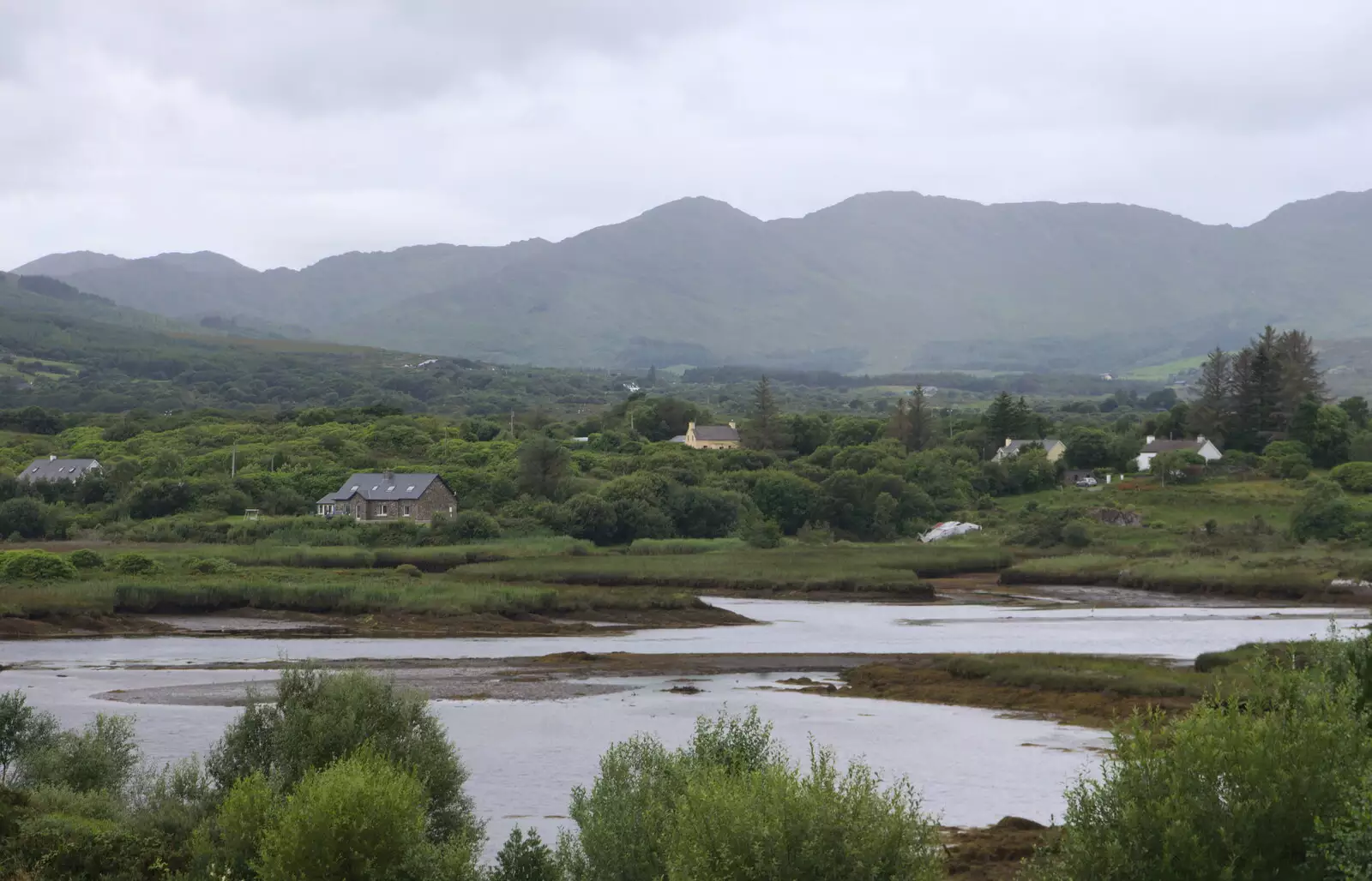 The view from the apartment window, from Baile an Sceilg to An tSnaidhme, Co. Kerry, Ireland - 31st July 2017