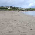 Someone's drawn a maze on the sand, Baile an Sceilg to An tSnaidhme, Co. Kerry, Ireland - 31st July 2017