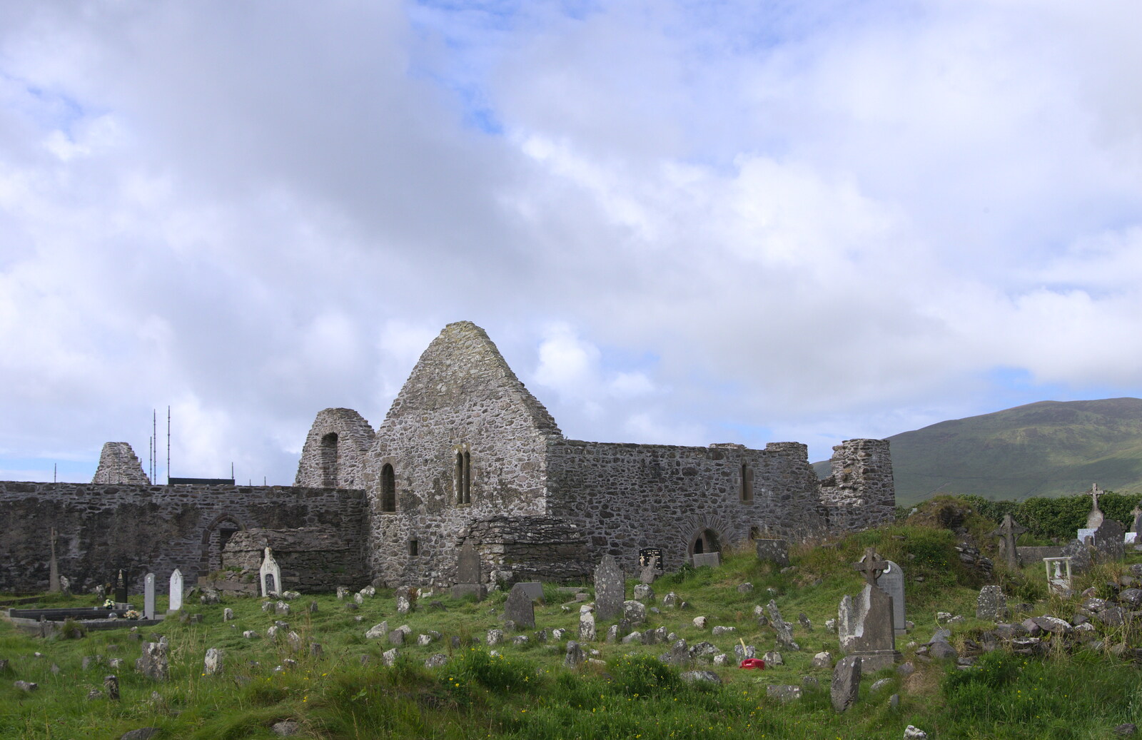 Ballinskelligs Abbey from Baile an Sceilg to An tSnaidhme, Co. Kerry, Ireland - 31st July 2017