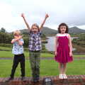 Harry, Fred and Fern stand on the wall, In The Sneem, An tSnaidhm, Kerry, Ireland - 1st August 2017