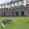 Fred does some sort of dancing on the lawn, In The Sneem, An tSnaidhm, Kerry, Ireland - 1st August 2017