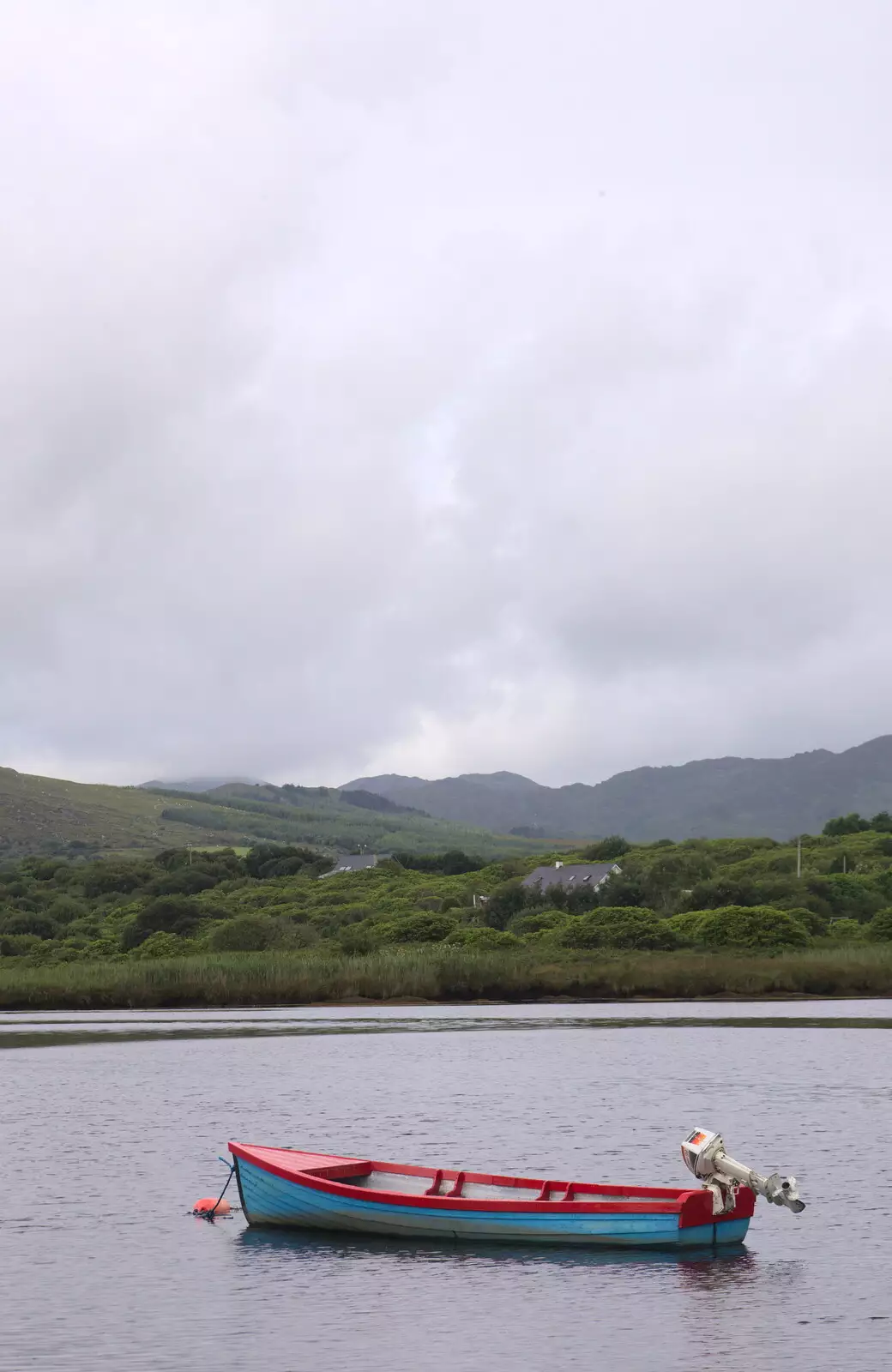 A boat on the lake, from In The Sneem, An tSnaidhm, Kerry, Ireland - 1st August 2017