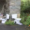 A couple of convenient outside toilets, In The Sneem, An tSnaidhm, Kerry, Ireland - 1st August 2017