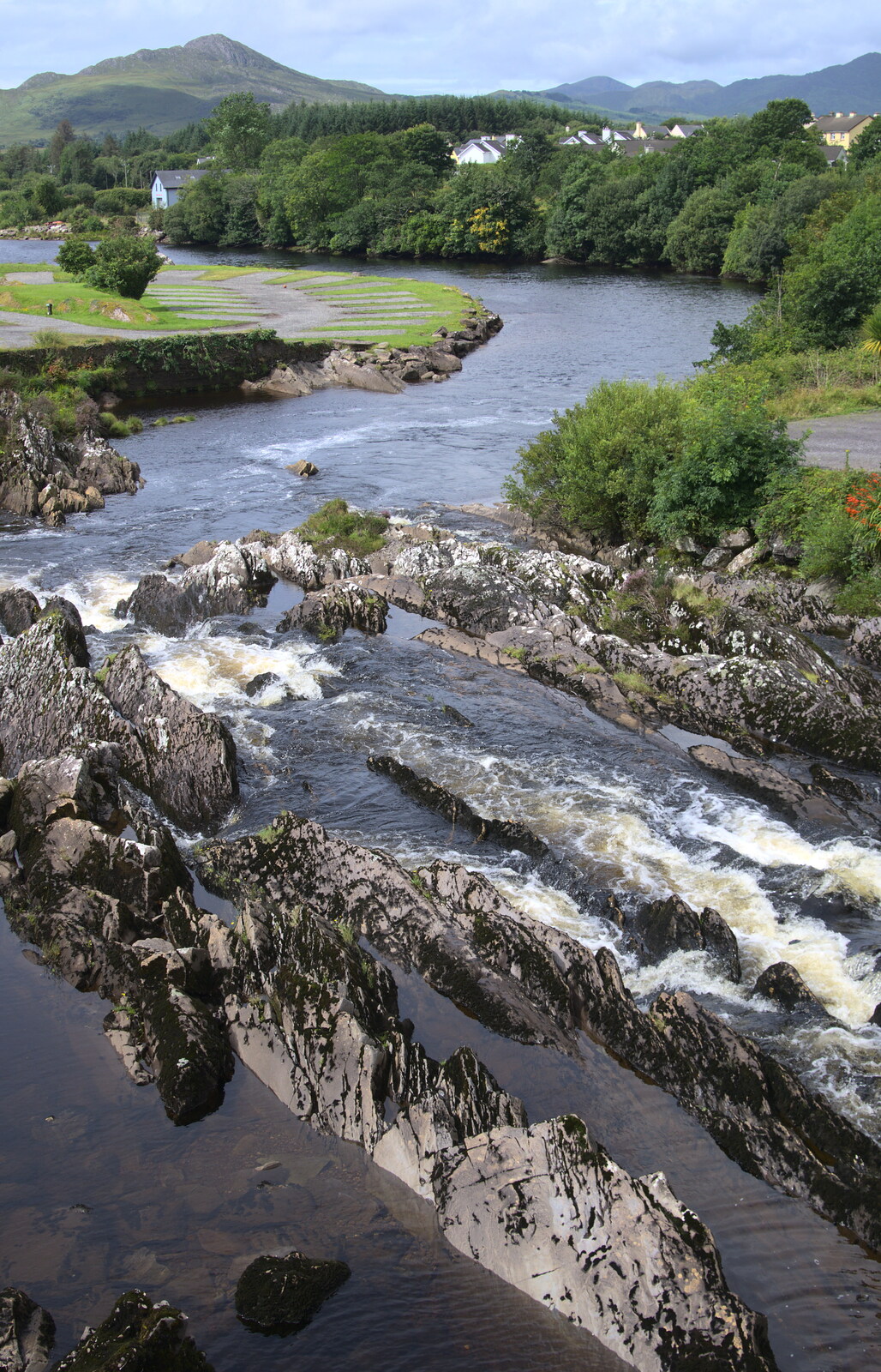 The river through Sneem from In The Sneem, An tSnaidhm, Kerry, Ireland - 1st August 2017