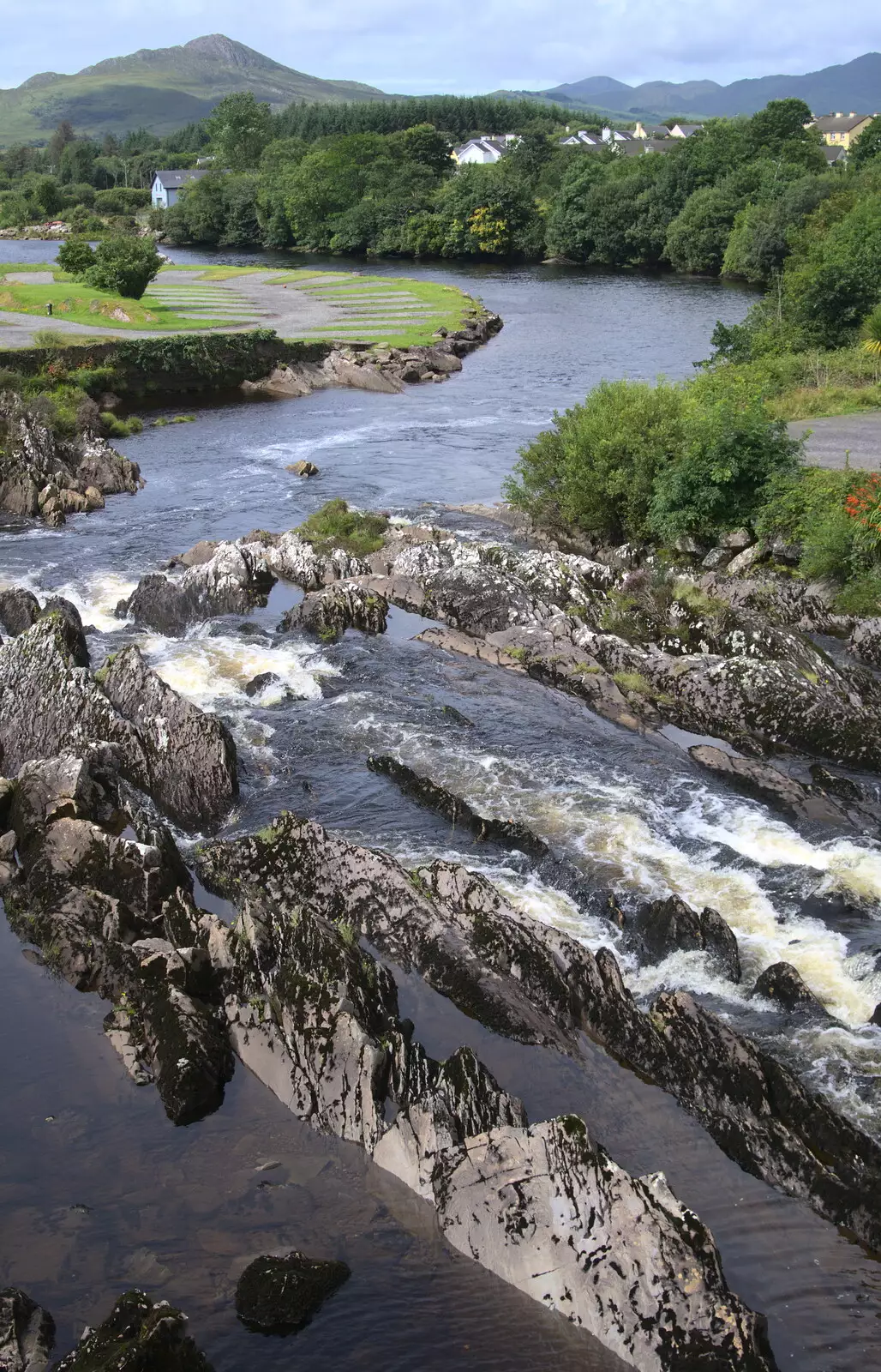 The river through Sneem, from In The Sneem, An tSnaidhm, Kerry, Ireland - 1st August 2017