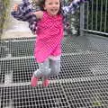 Fern bounces around on the bridge over the river, In The Sneem, An tSnaidhm, Kerry, Ireland - 1st August 2017