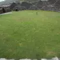 Harry is a dot in the huge fort, Staigue Fort and the Beach, Kerry, Ireland - 2nd August 2017