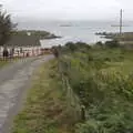 The road down to the sea, Staigue Fort and the Beach, Kerry, Ireland - 2nd August 2017