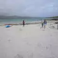 Isobel and Harry on the sand, Staigue Fort and the Beach, Kerry, Ireland - 2nd August 2017