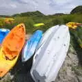 Boats on the beach, Staigue Fort and the Beach, Kerry, Ireland - 2nd August 2017