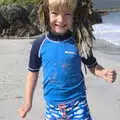 Harry's got seaweed on his head, Staigue Fort and the Beach, Kerry, Ireland - 2nd August 2017