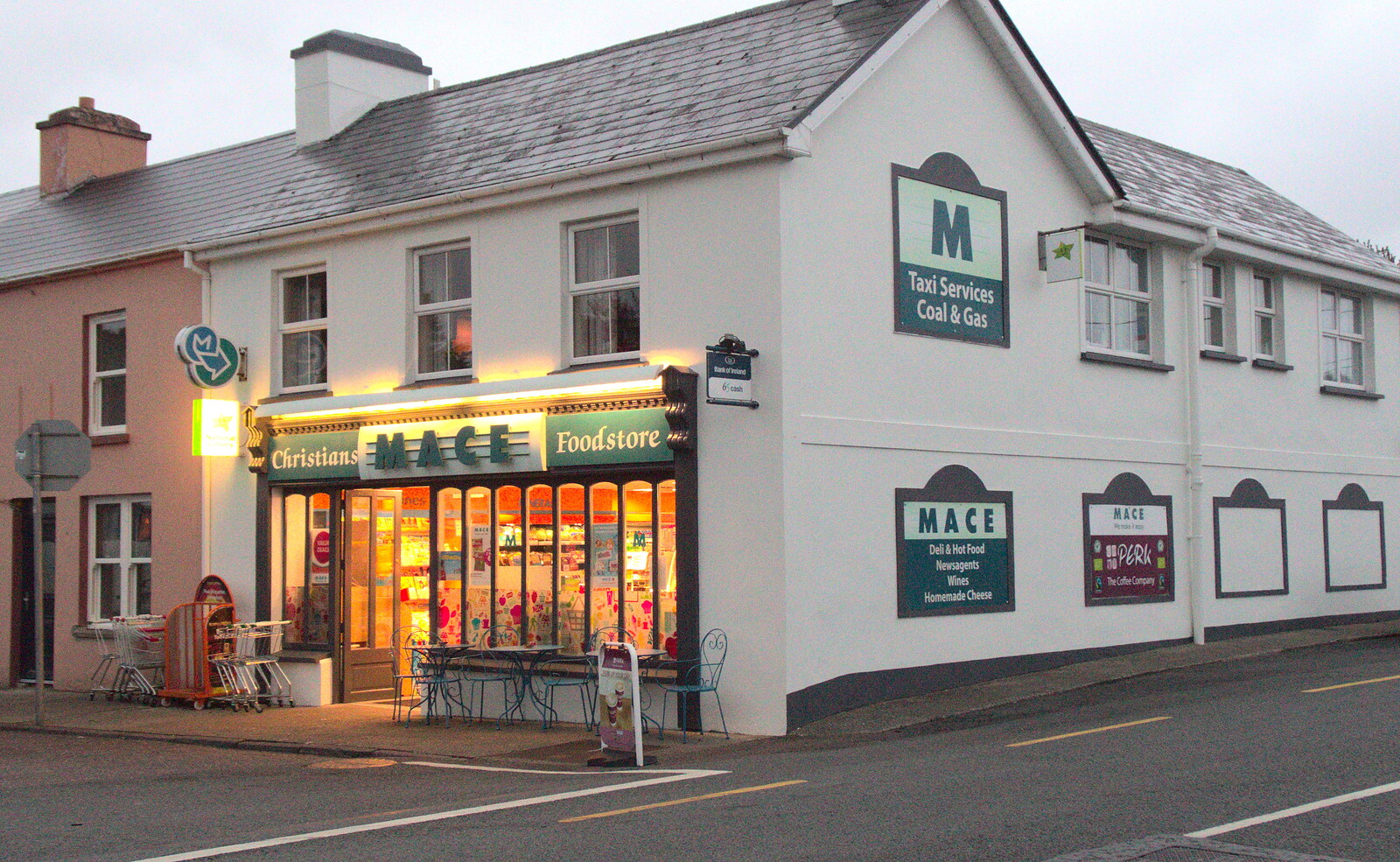 Christian's Mace food shop from A Seafari Boat Trip, Kenmare, Kerry, Ireland - 3rd August 2017