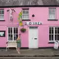 Isobel outside O'Shea's, A Seafari Boat Trip, Kenmare, Kerry, Ireland - 3rd August 2017