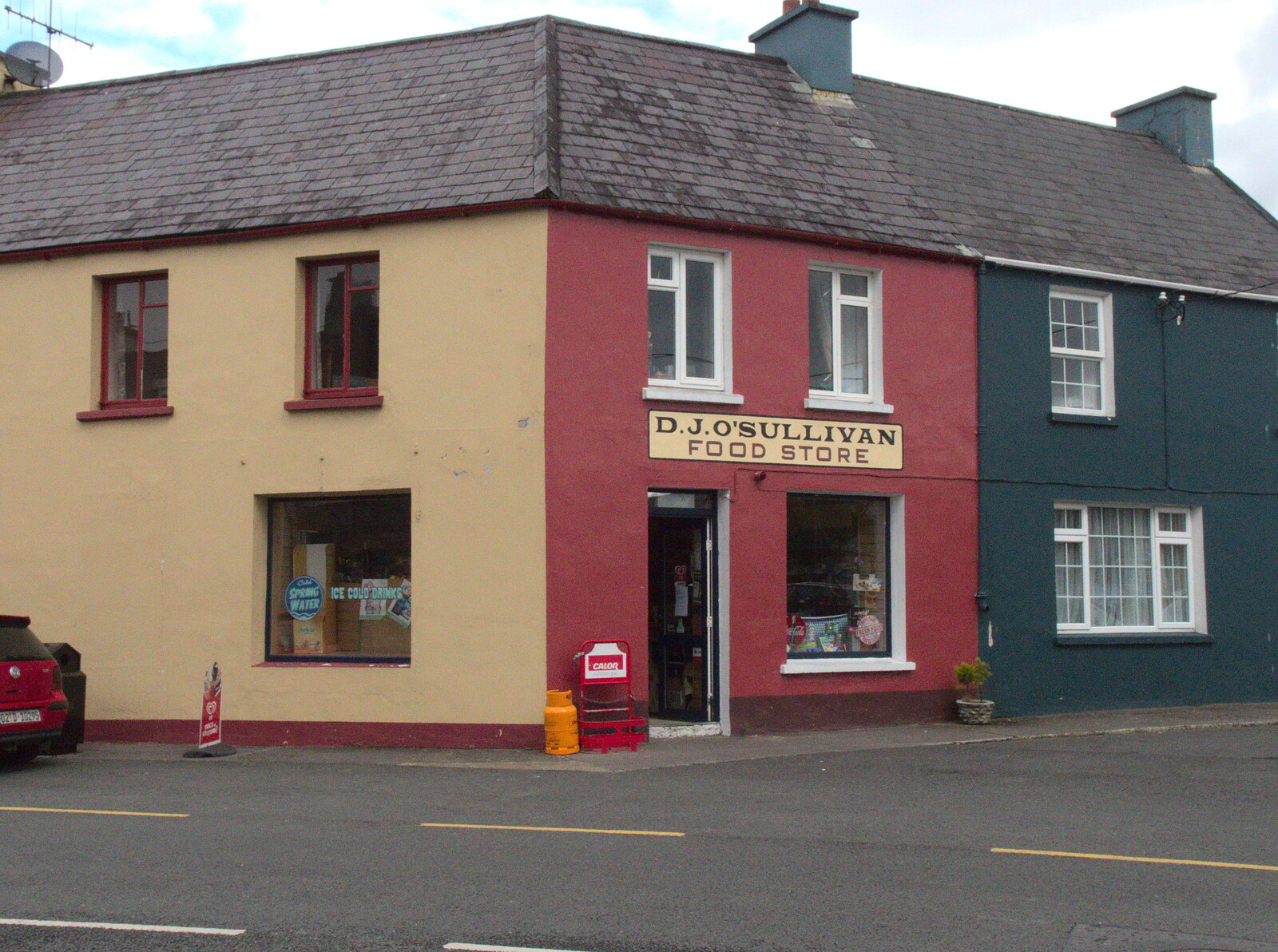 O'Sullivan's food shop in Sneem from A Seafari Boat Trip, Kenmare, Kerry, Ireland - 3rd August 2017