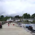 Fern walks up the pier, A Seafari Boat Trip, Kenmare, Kerry, Ireland - 3rd August 2017