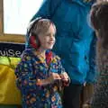 Harry's got ear-muffs on, A Seafari Boat Trip, Kenmare, Kerry, Ireland - 3rd August 2017