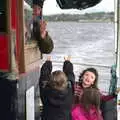 The cap'n blows bubbles at the children, A Seafari Boat Trip, Kenmare, Kerry, Ireland - 3rd August 2017