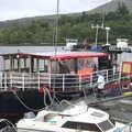 The captain waves us off, A Seafari Boat Trip, Kenmare, Kerry, Ireland - 3rd August 2017