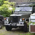 Another Land Rover, in olive drab, A Seafari Boat Trip, Kenmare, Kerry, Ireland - 3rd August 2017