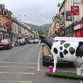 The Kenmare ice-cream cow looks up the High Street, A Seafari Boat Trip, Kenmare, Kerry, Ireland - 3rd August 2017