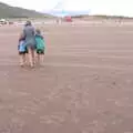 The boys get a hug, The Annascaul 10k Run, Abha na Scáil, Kerry, Ireland - 5th August 2017