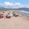 Inch beach from up on the cliffs, The Annascaul 10k Run, Abha na Scáil, Kerry, Ireland - 5th August 2017