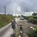 Harry jumps around, The Annascaul 10k Run, Abha na Scáil, Kerry, Ireland - 5th August 2017