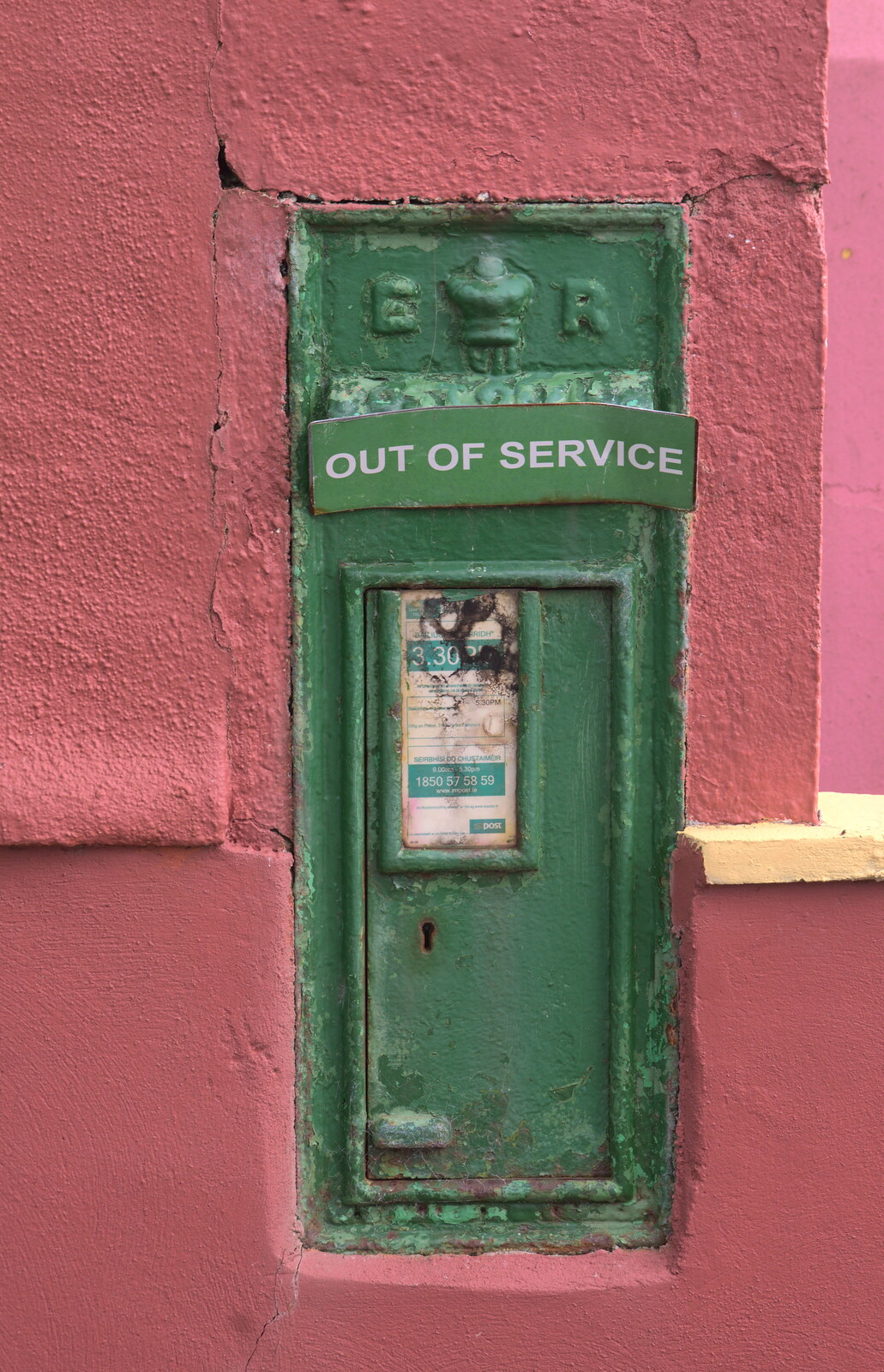 An out-of-service post box from The Annascaul 10k Run, Abha na Scáil, Kerry, Ireland - 5th August 2017