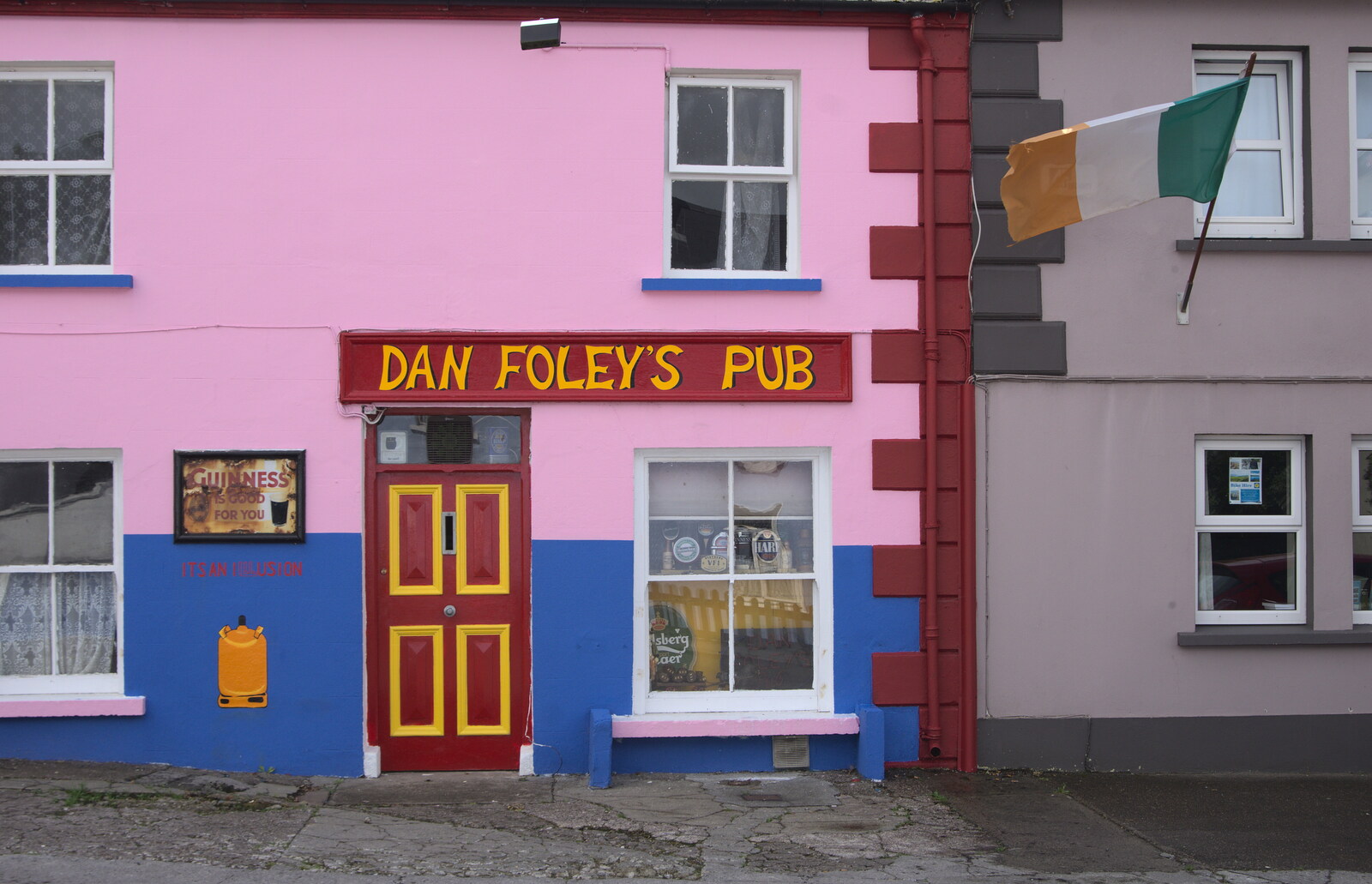 The slight more pub-like Dan Foley's from The Annascaul 10k Run, Abha na Scáil, Kerry, Ireland - 5th August 2017