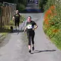 Isobel comes in on the final straight, The Annascaul 10k Run, Abha na Scáil, Kerry, Ireland - 5th August 2017