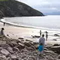 The whole gang on the beach, Minard Beach and Ceol Agus Craic, Lios Póil, Kerry - 6th August 2017