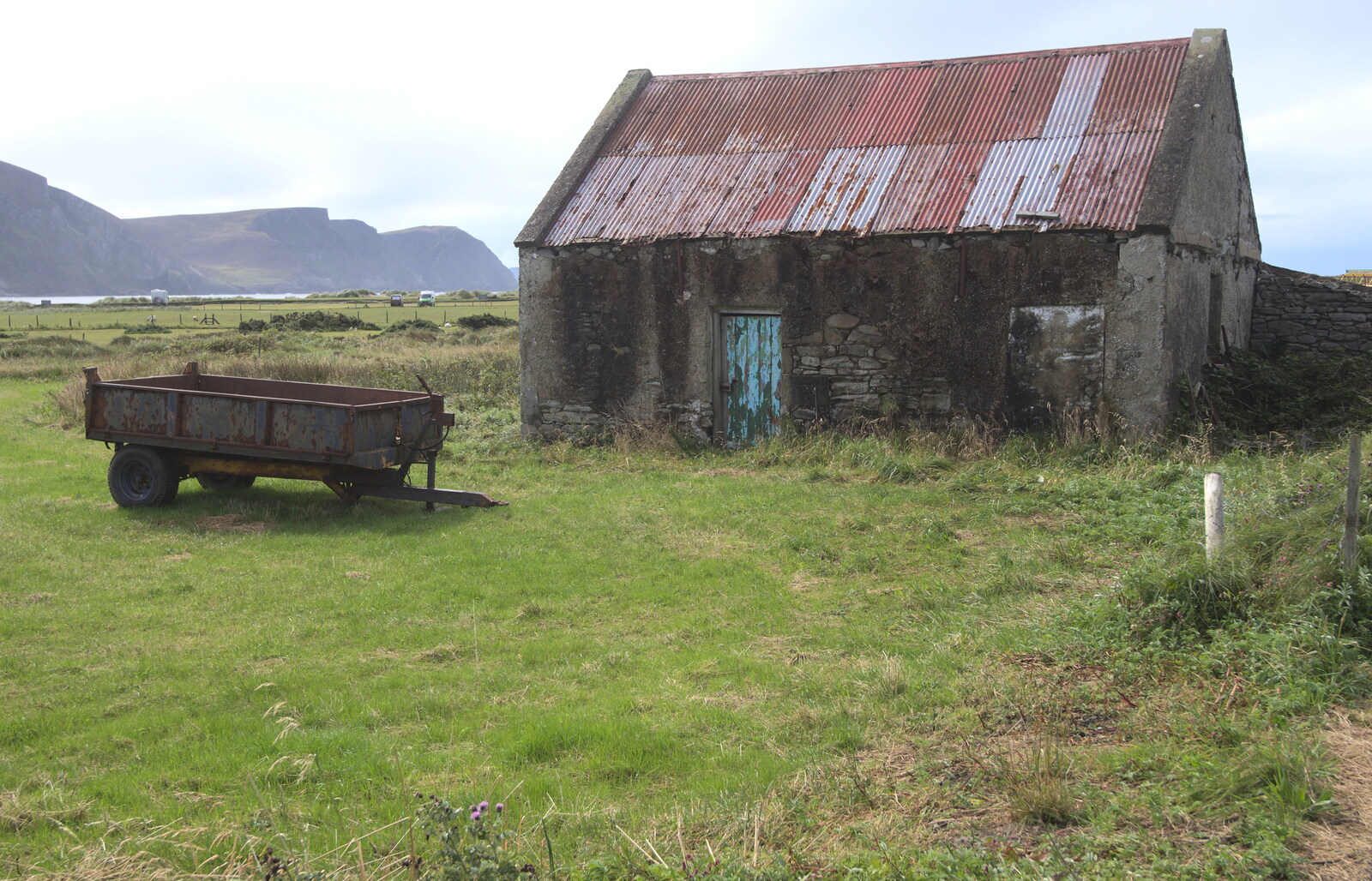 An old hut in Keel from Surfing Achill Island, Oileán Acla, Maigh Eo, Ireland - 8th August 2017