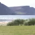 Harry runs about, Surfing Achill Island, Oileán Acla, Maigh Eo, Ireland - 8th August 2017