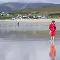 A lifeguard looks around, Surfing Achill Island, Oileán Acla, Maigh Eo, Ireland - 8th August 2017