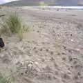 Harry's extensive sandcastle construction, Surfing Achill Island, Oileán Acla, Maigh Eo, Ireland - 8th August 2017