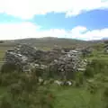 Derelict cottages stretch for nearly a mile, Surfing Achill Island, Oileán Acla, Maigh Eo, Ireland - 8th August 2017