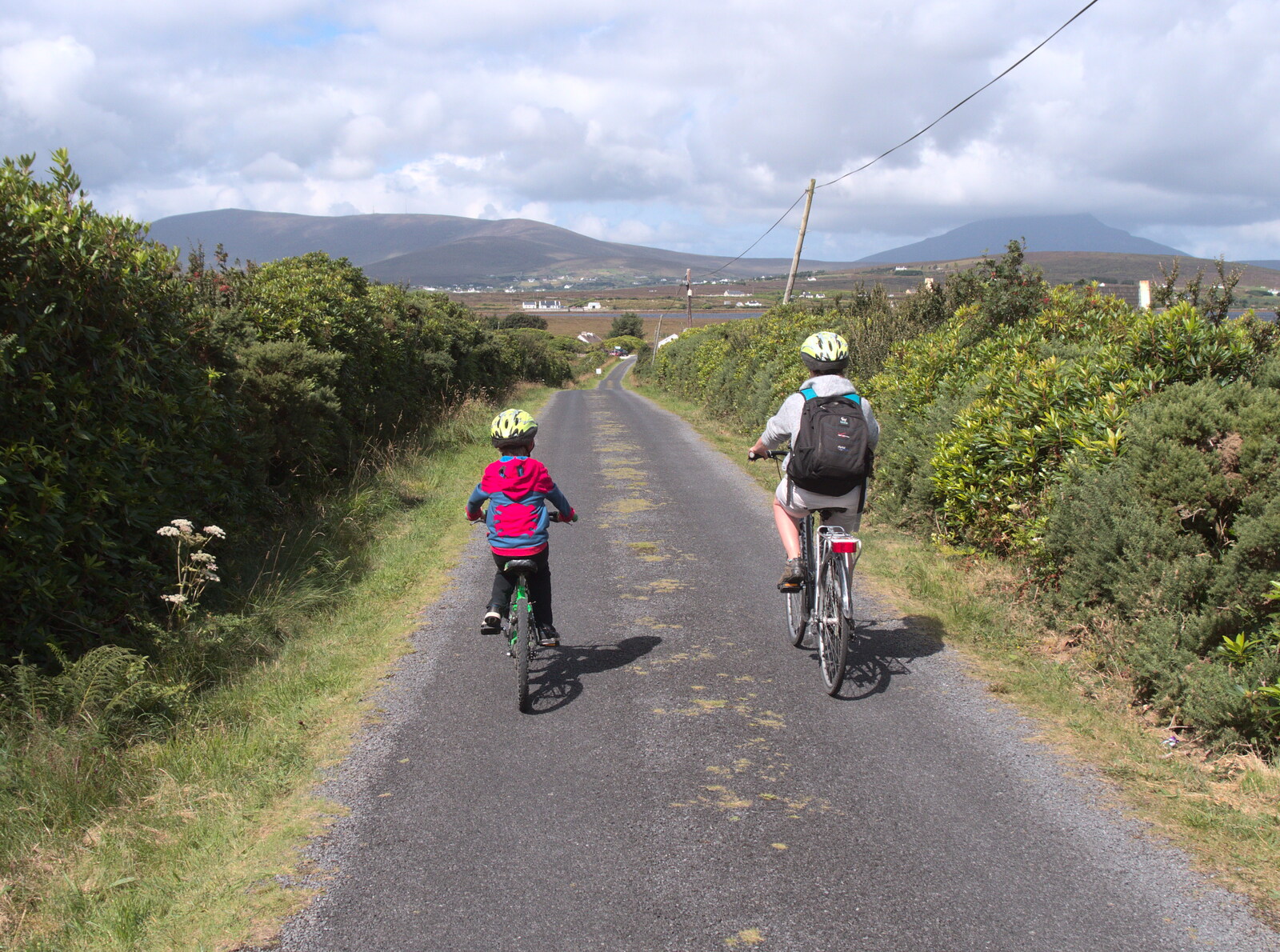 We set off down the Greenway from A Bike Ride to Mulranny, County Mayo, Ireland - 9th August 2017