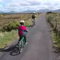 Fred and Isobel on the Greenway, A Bike Ride to Mulranny, County Mayo, Ireland - 9th August 2017