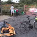 The first stop for a drink and a snack, A Bike Ride to Mulranny, County Mayo, Ireland - 9th August 2017