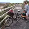 Isobel pokes around, A Bike Ride to Mulranny, County Mayo, Ireland - 9th August 2017