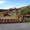 A derelict digger, A Bike Ride to Mulranny, County Mayo, Ireland - 9th August 2017