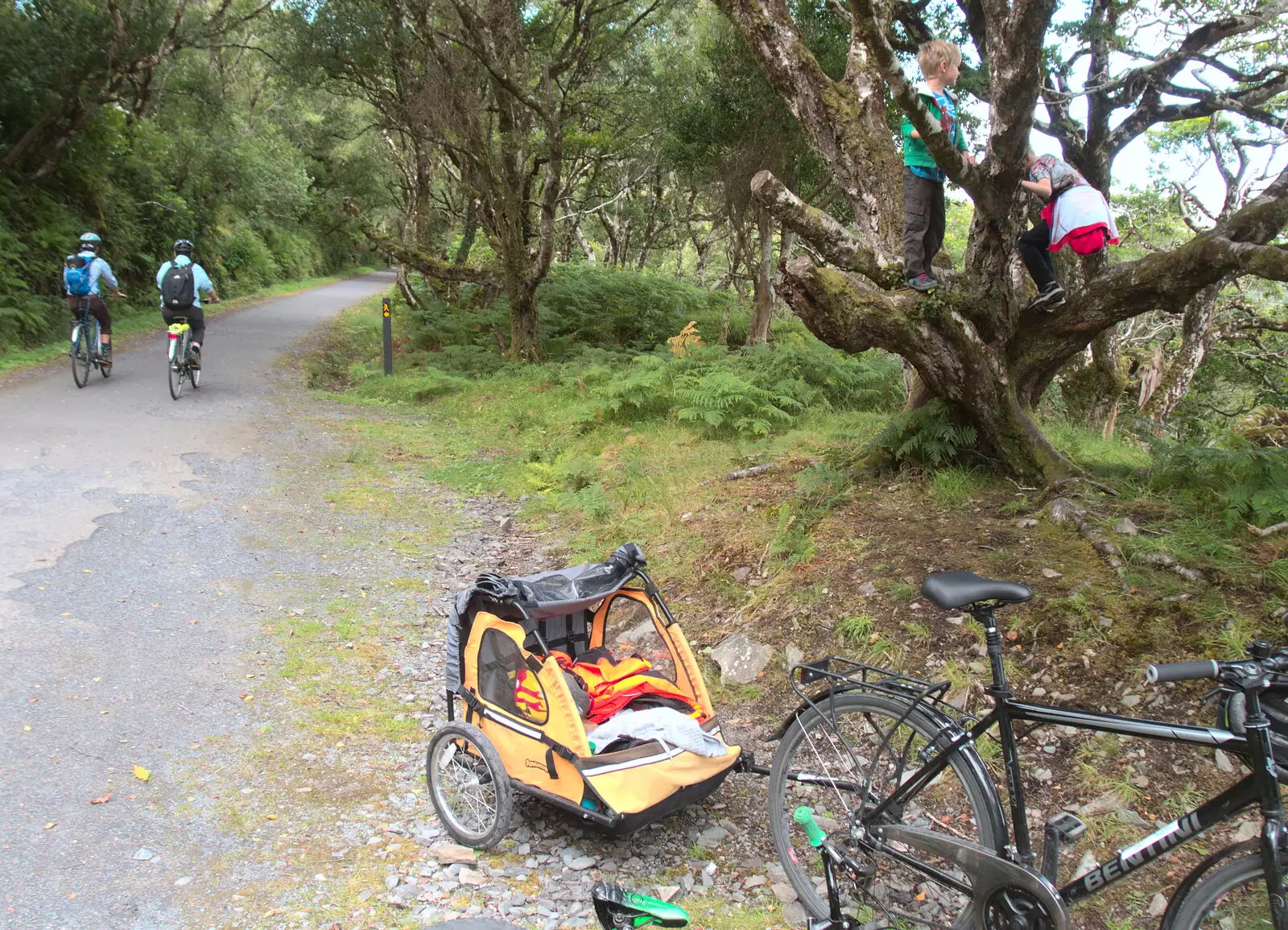 More cyclists pass by, from A Bike Ride to Mulranny, County Mayo, Ireland - 9th August 2017