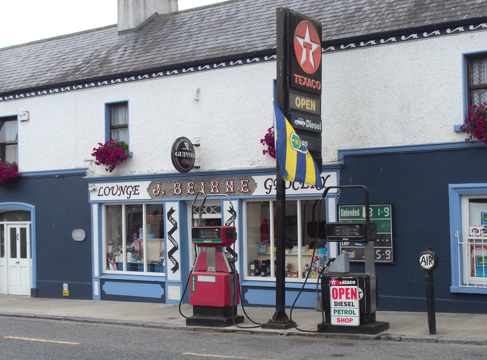 Lovely street-side petrol station in Strokestown from From Achill to Strokestown, Mayo and Roscommon, Ireland - 10th August 2017