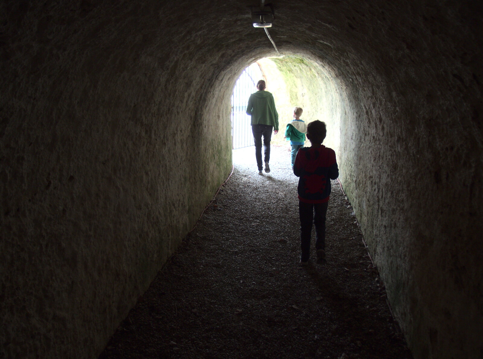 Roaming in a servants' tunnel from From Achill to Strokestown, Mayo and Roscommon, Ireland - 10th August 2017