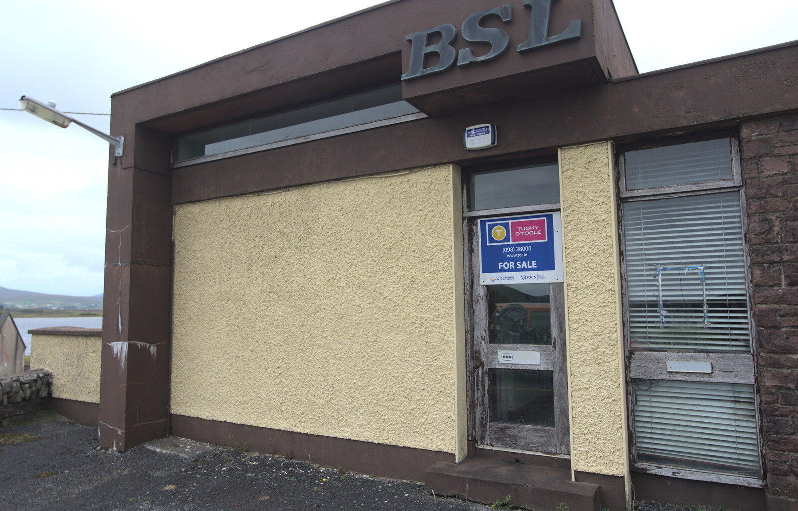 The empty 70s-style BSL office in Achill from From Achill to Strokestown, Mayo and Roscommon, Ireland - 10th August 2017