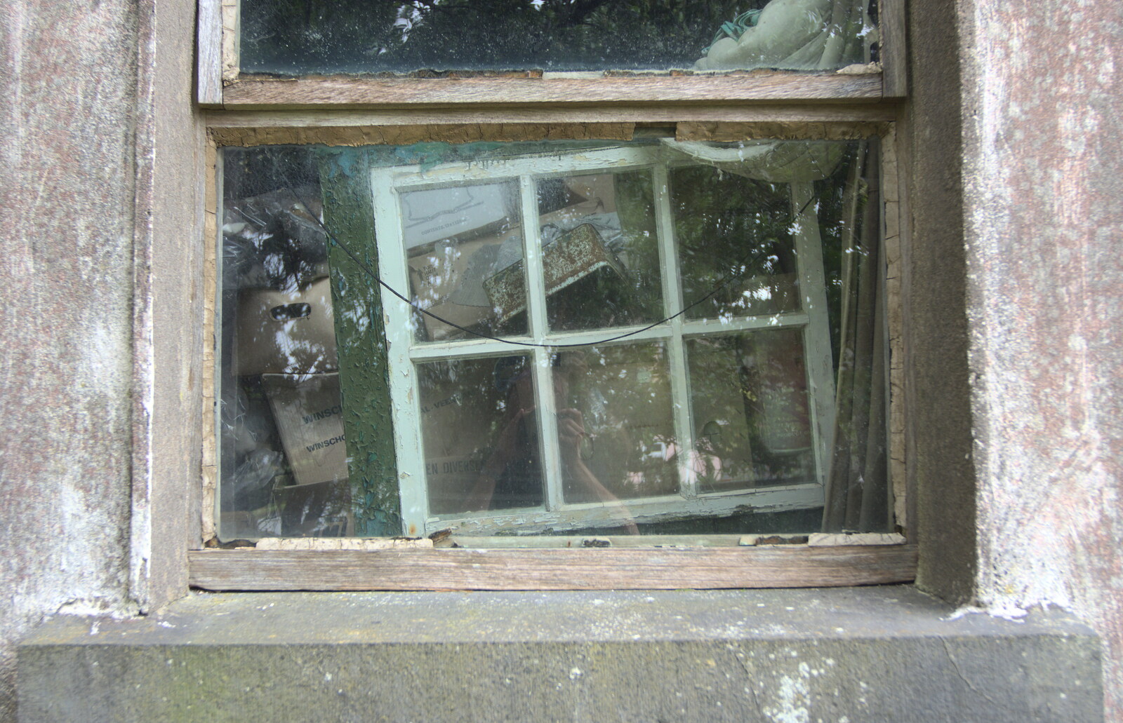 A window within a window from From Achill to Strokestown, Mayo and Roscommon, Ireland - 10th August 2017