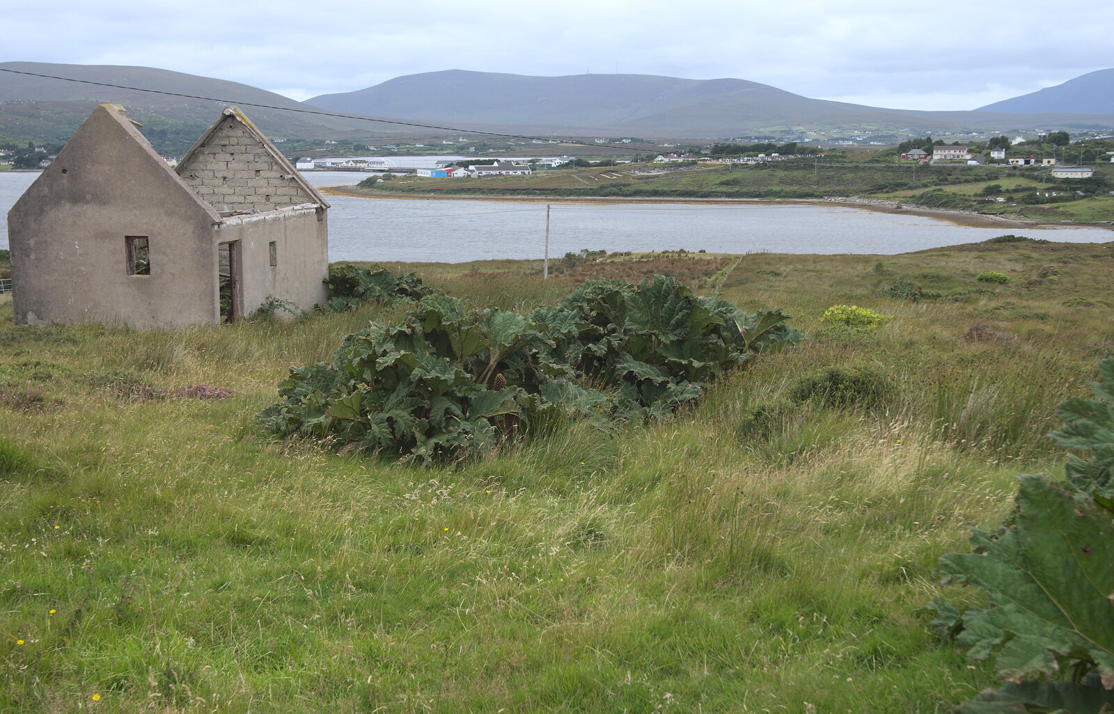 An out-house has lost its roof from From Achill to Strokestown, Mayo and Roscommon, Ireland - 10th August 2017