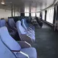 The ferry is almost empty at first, Isobel's Rock'n'Roll Half Marathon, Dublin, Ireland - 13th August 2017