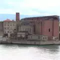 The back of the derelict power station, Isobel's Rock'n'Roll Half Marathon, Dublin, Ireland - 13th August 2017